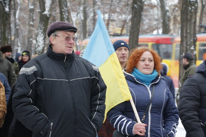 Почему митингующие перекрыли проспект Яворницкого (ФОТО, ВИДЕО) 7