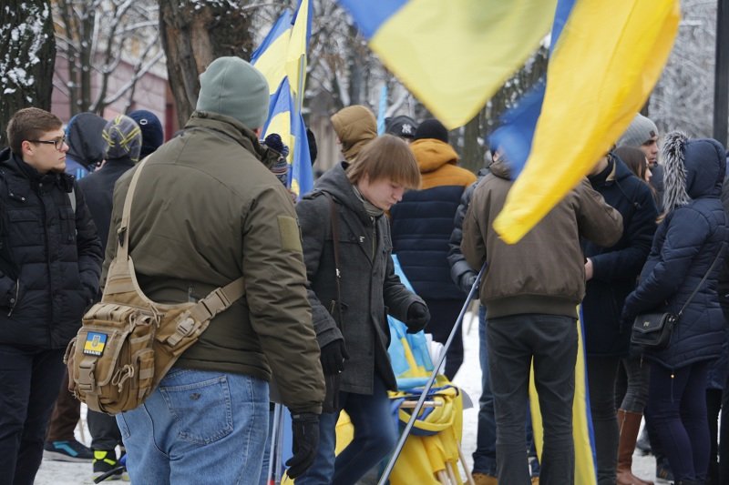 Почему митингующие перекрыли проспект Яворницкого (ФОТО, ВИДЕО) 10