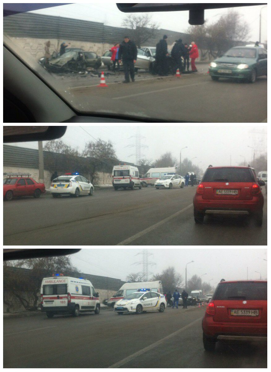 ДТП возле Кайдакского моста: образовалась пробка в сторону Речпорта (ФОТО) 4