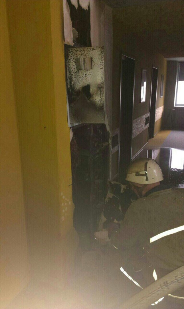 В центре Днепра горел отель (ФОТО) 2