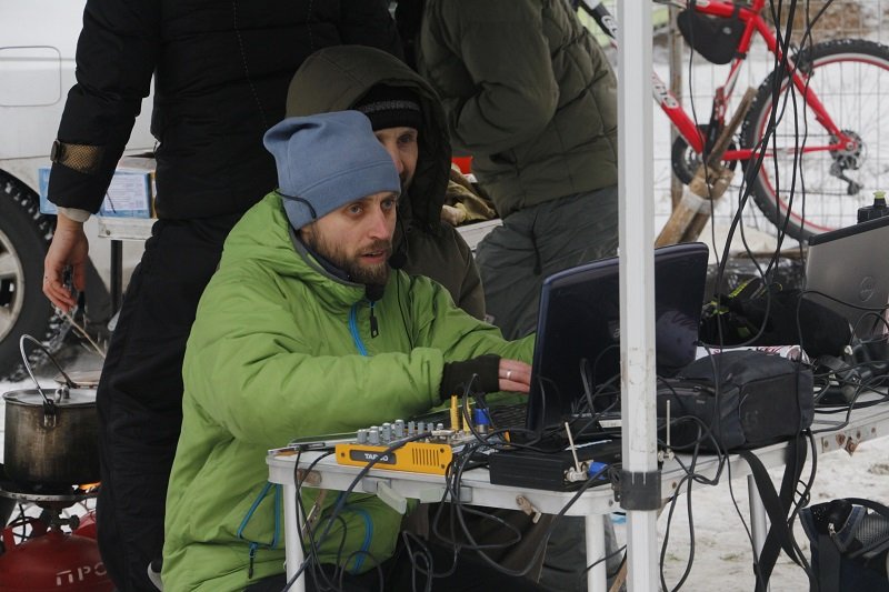 Снег не помеха: в Днепре прошли соревнования по велокроссу (ФОТО) 14