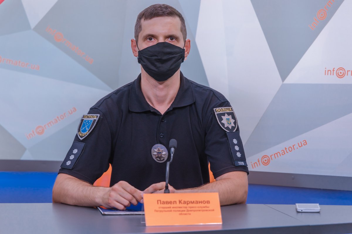 Павел Карманов, старший инспектор пресс-службы Управления патрульной полиции в Днепропетровской области