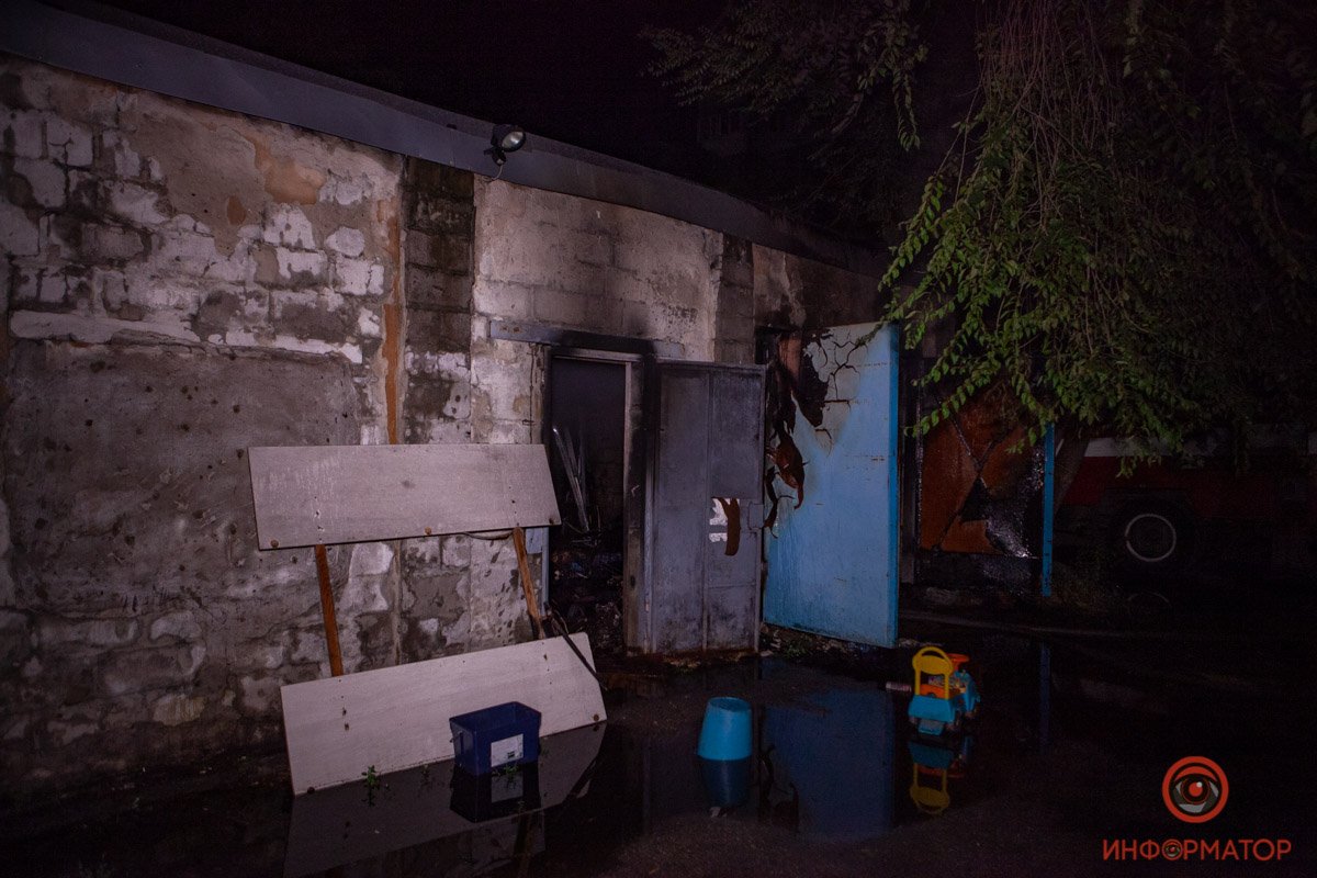 Общая площадь пожара - 40 квадратных метров