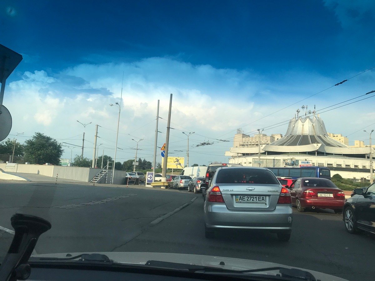 ДТП также возле цирка