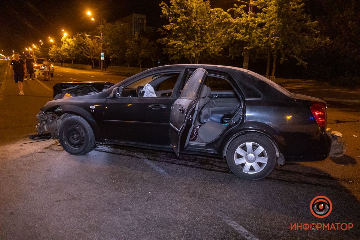 В машине сработала подушка безопасности