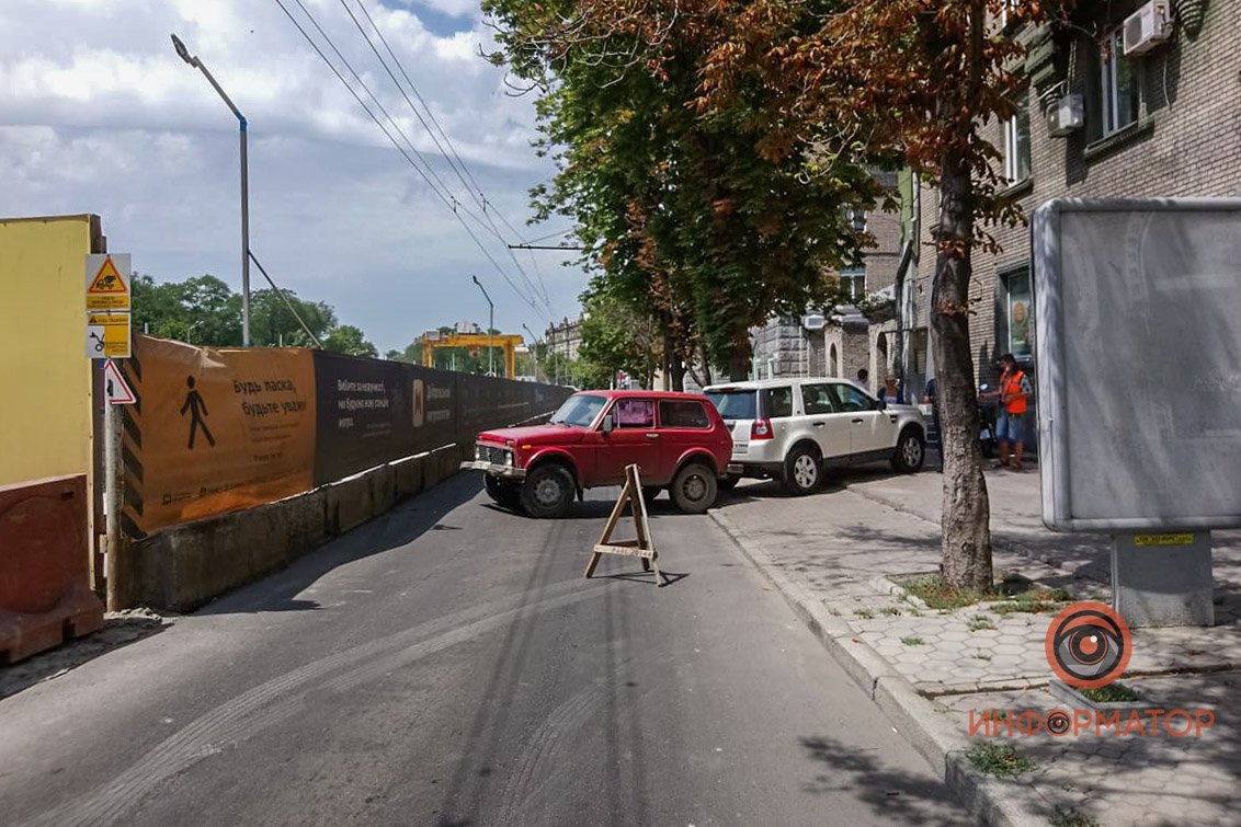 В Днепре из-за аварии парализовано движение по проспекту Яворницкого 5