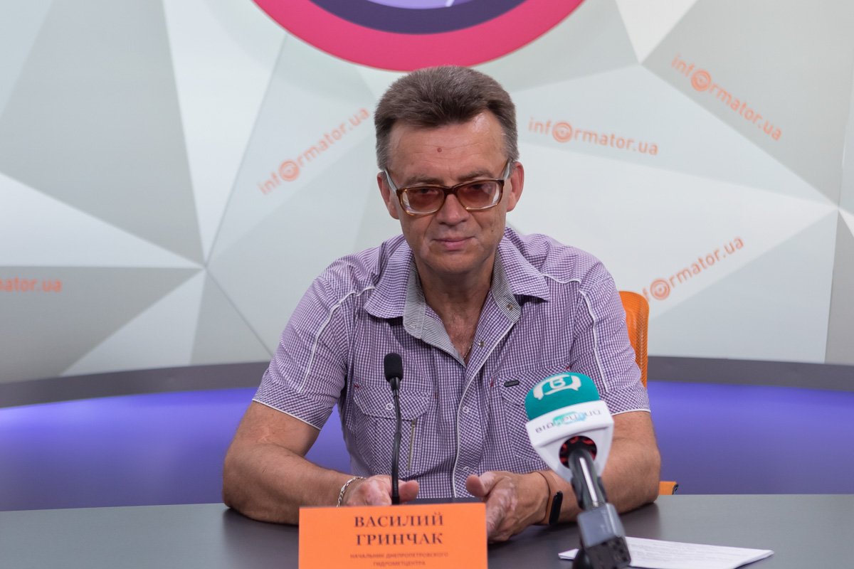 Василий Гринчак , начальник Днепропетровского регионального центра по гидрометеорологии