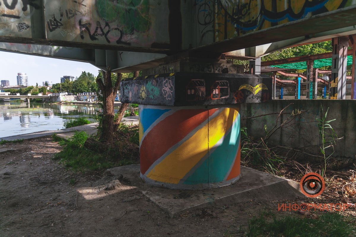 Йога, футбол и детский уголок: как выглядит креативный парк на набережной в Днепре 21