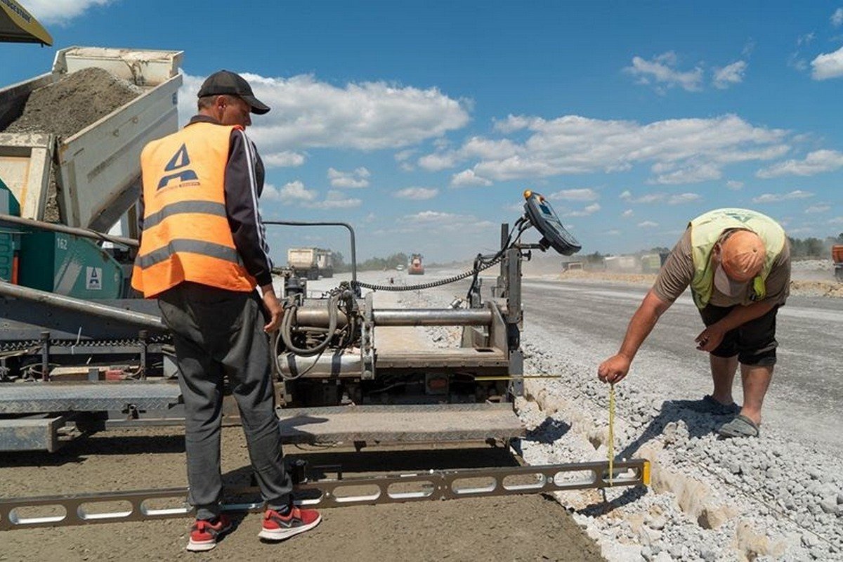 Как идет строительство автотрассы Днепр-Решетиловка-Киев 3