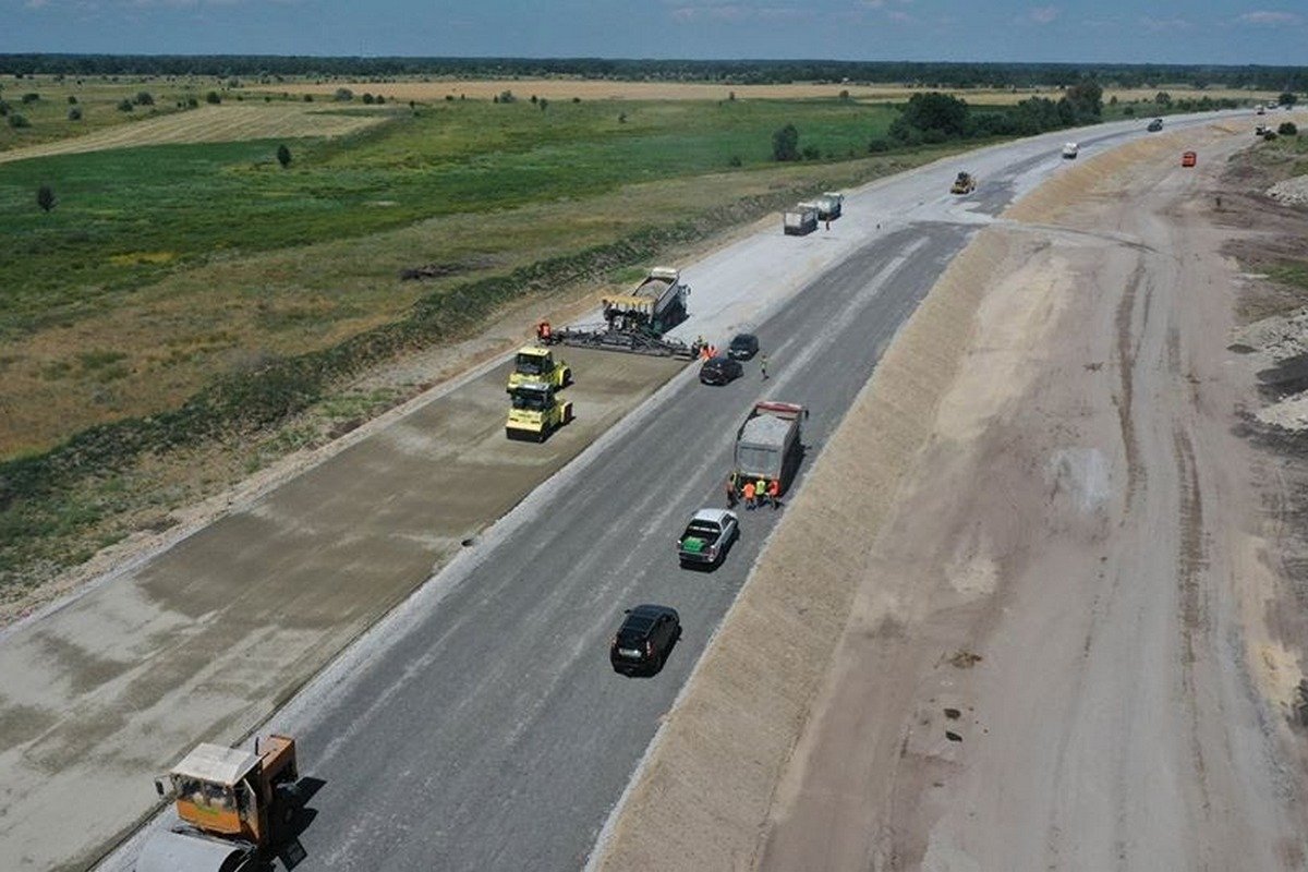 Как идет строительство автотрассы Днепр-Решетиловка-Киев 5