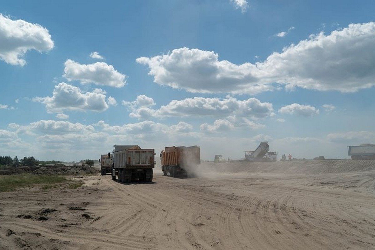 Как идет строительство автотрассы Днепр-Решетиловка-Киев 8