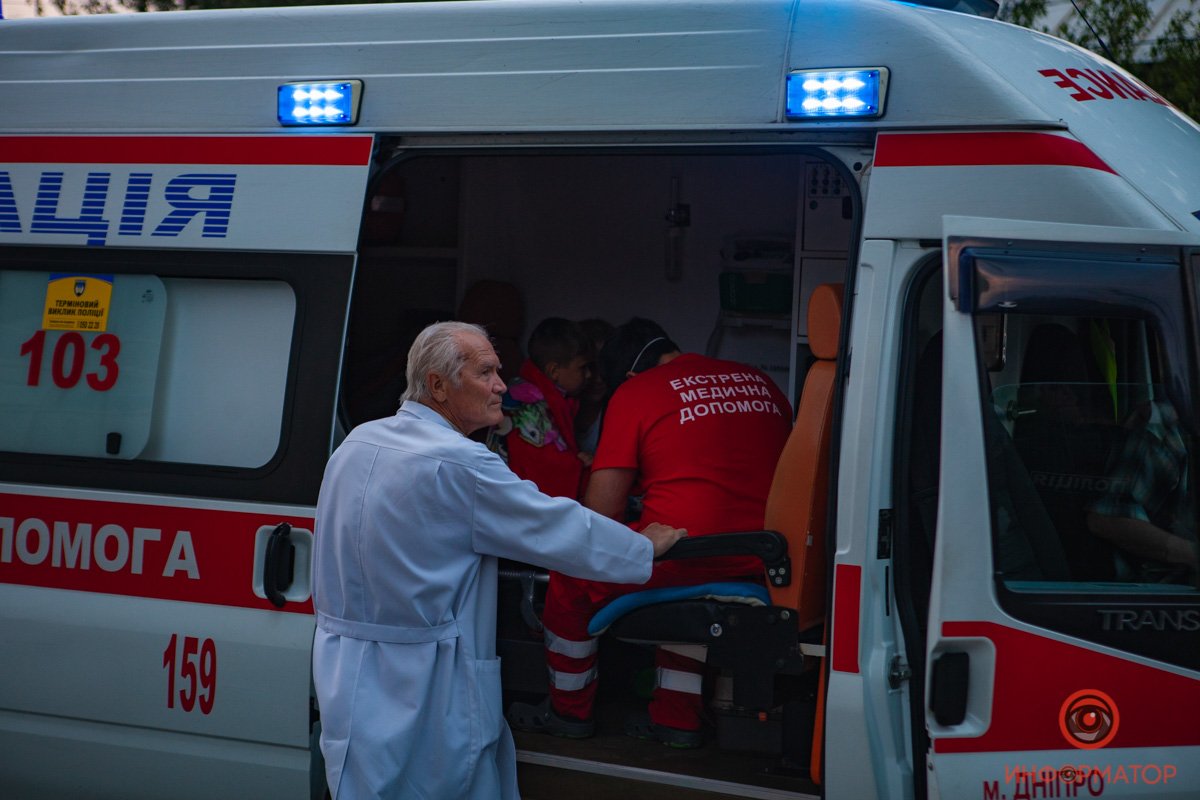 Ребенка доставили в больницу Ребенка доставили в больницу