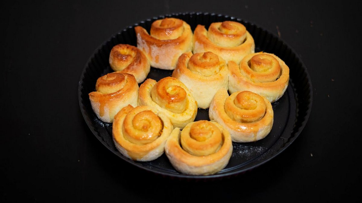 Домашний шеф: как приготовить апельсиновые булочки 1