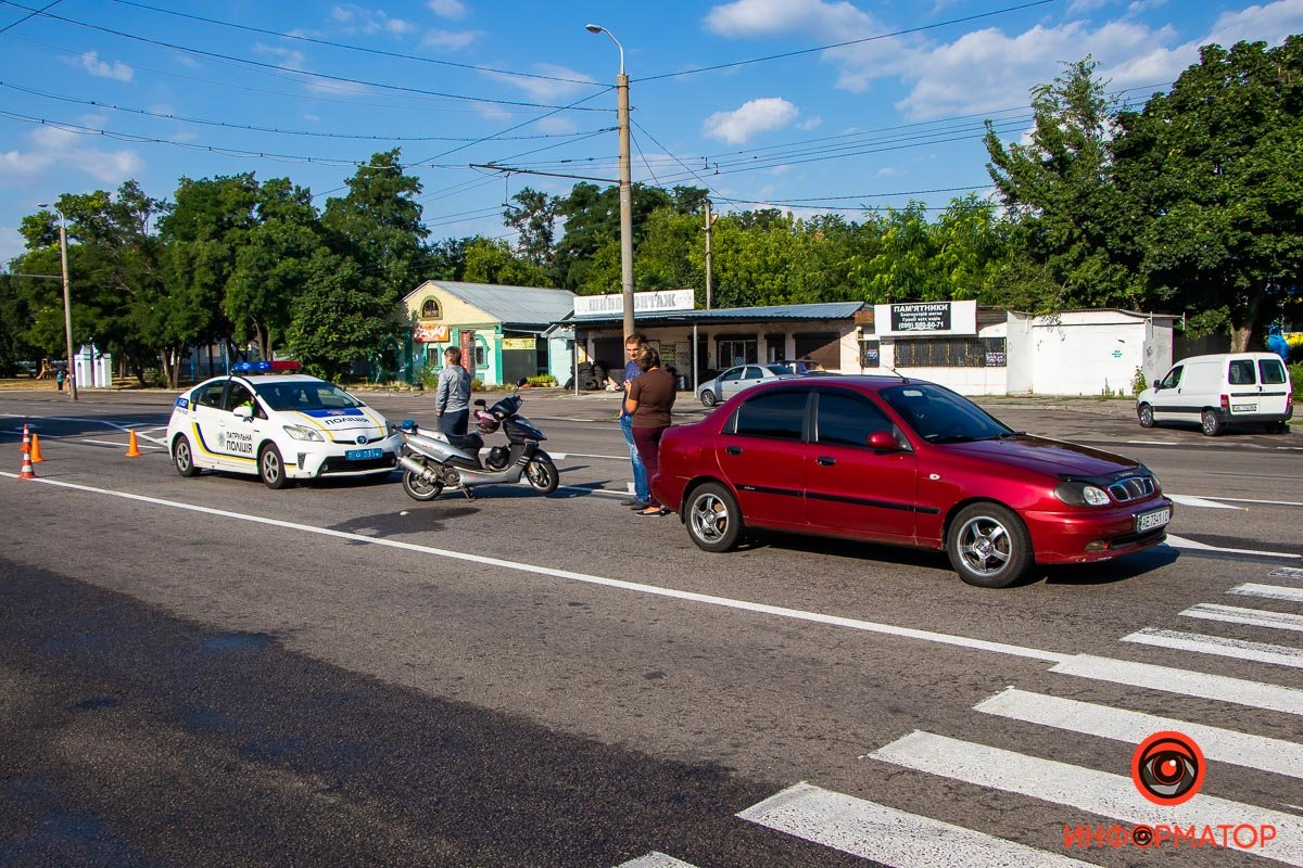 Авария произошла на Янтарной