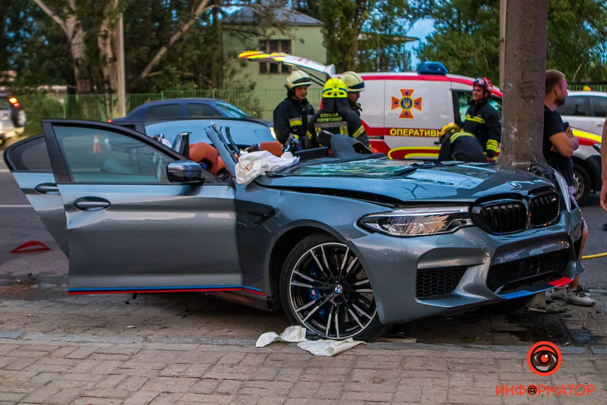 Удар был такой силы, что подушки безопасности не помогли