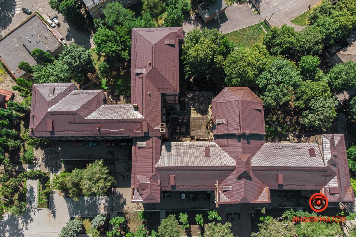 Как в Днепре выглядит Морфологический корпус медакадемии с высоты 6