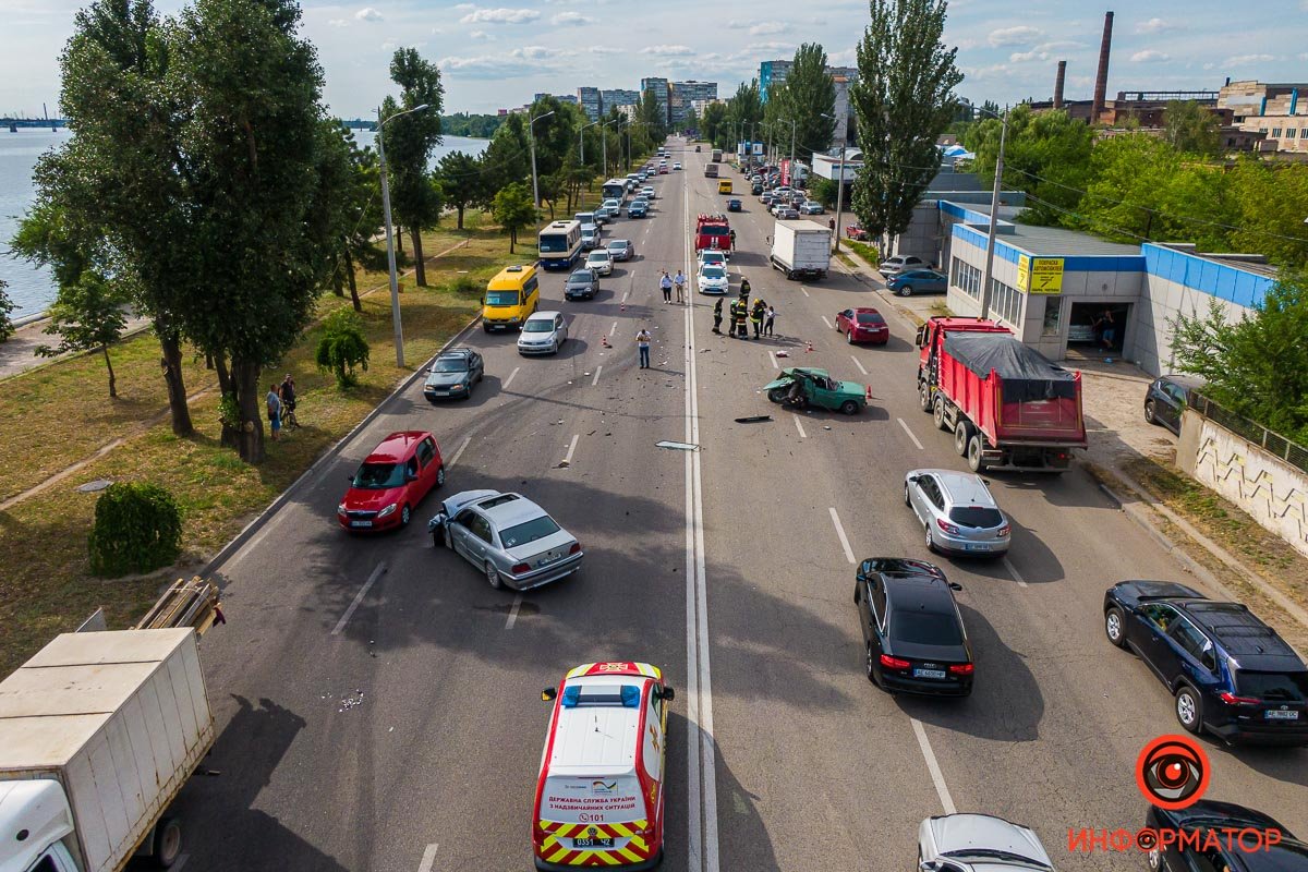 Авария произошла в районе 15:50