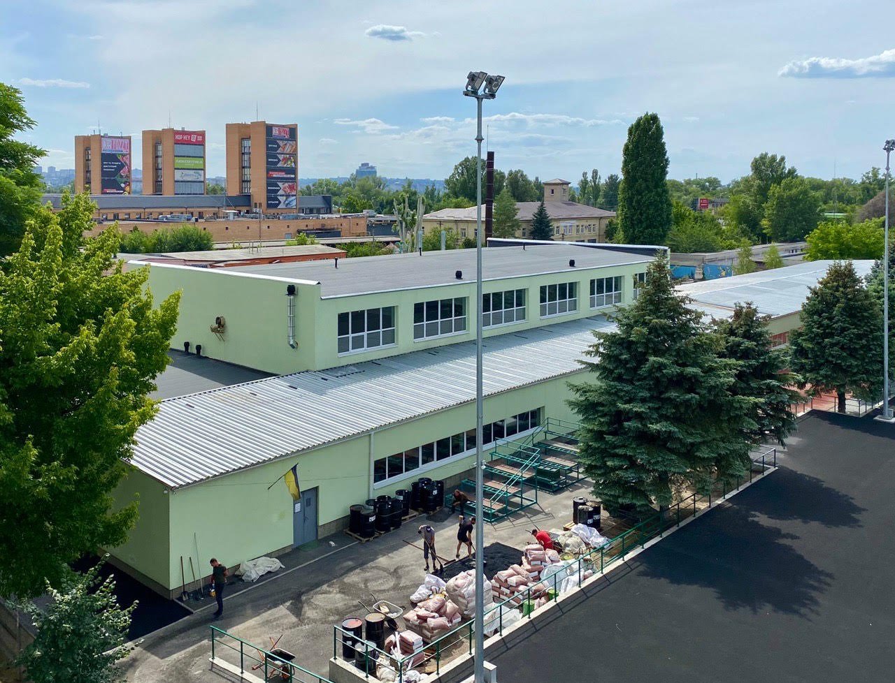 В Днепре заканчивают ремонт спортивной школы олимпийского резерва 1