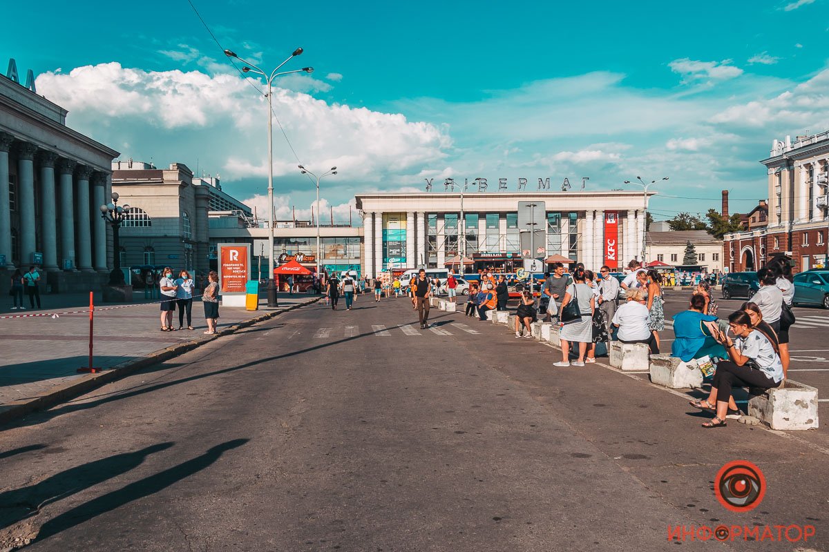 В Днепре "заминировали" ж/д вокзал 4