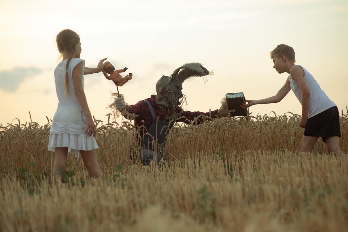 В кукурузных полях Днепра заметили персонажей Стивена Кинга 4