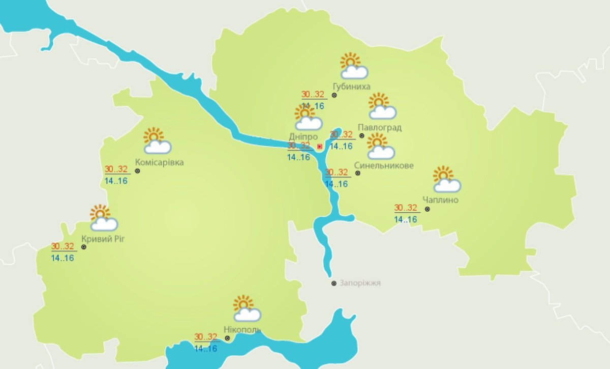 Данные Укргидрометцентра Данные Укргидрометцентра