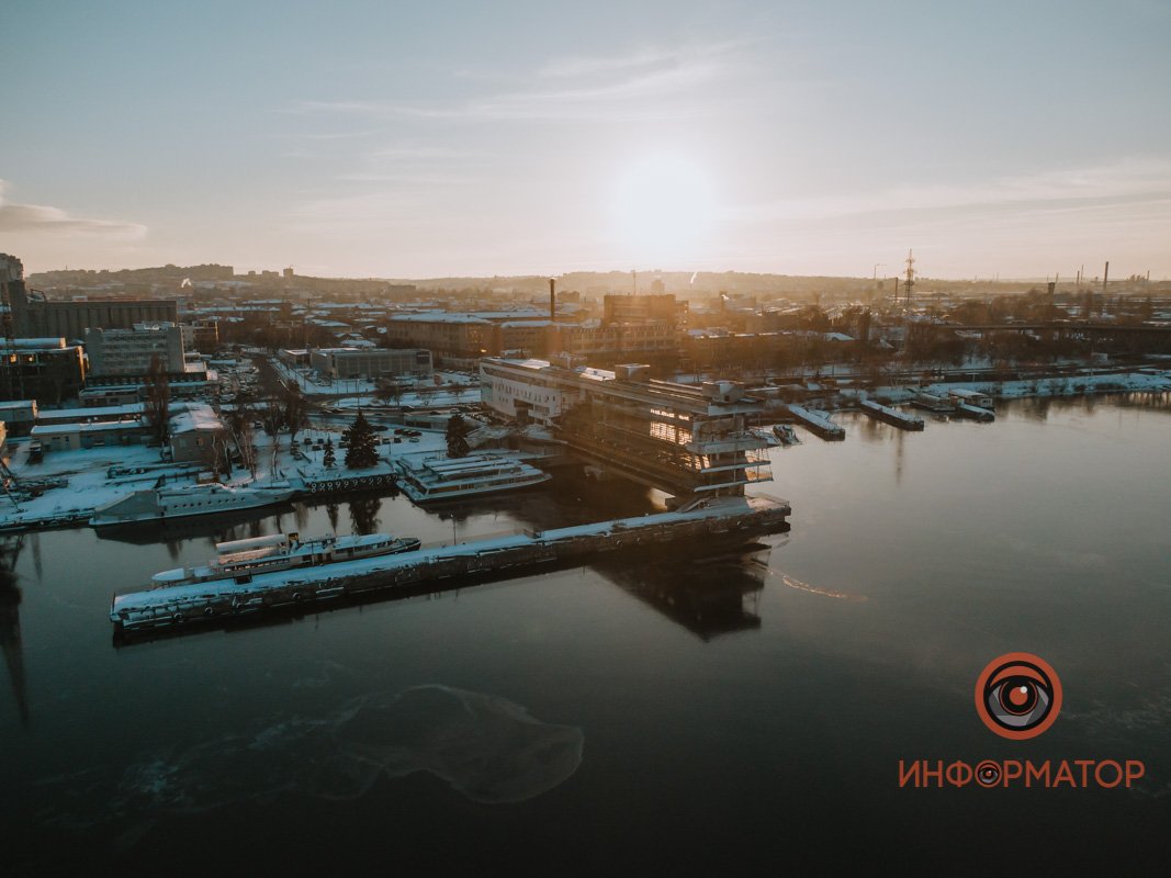 Зима - лето: как преображается Днепр со сменой сезонов 8