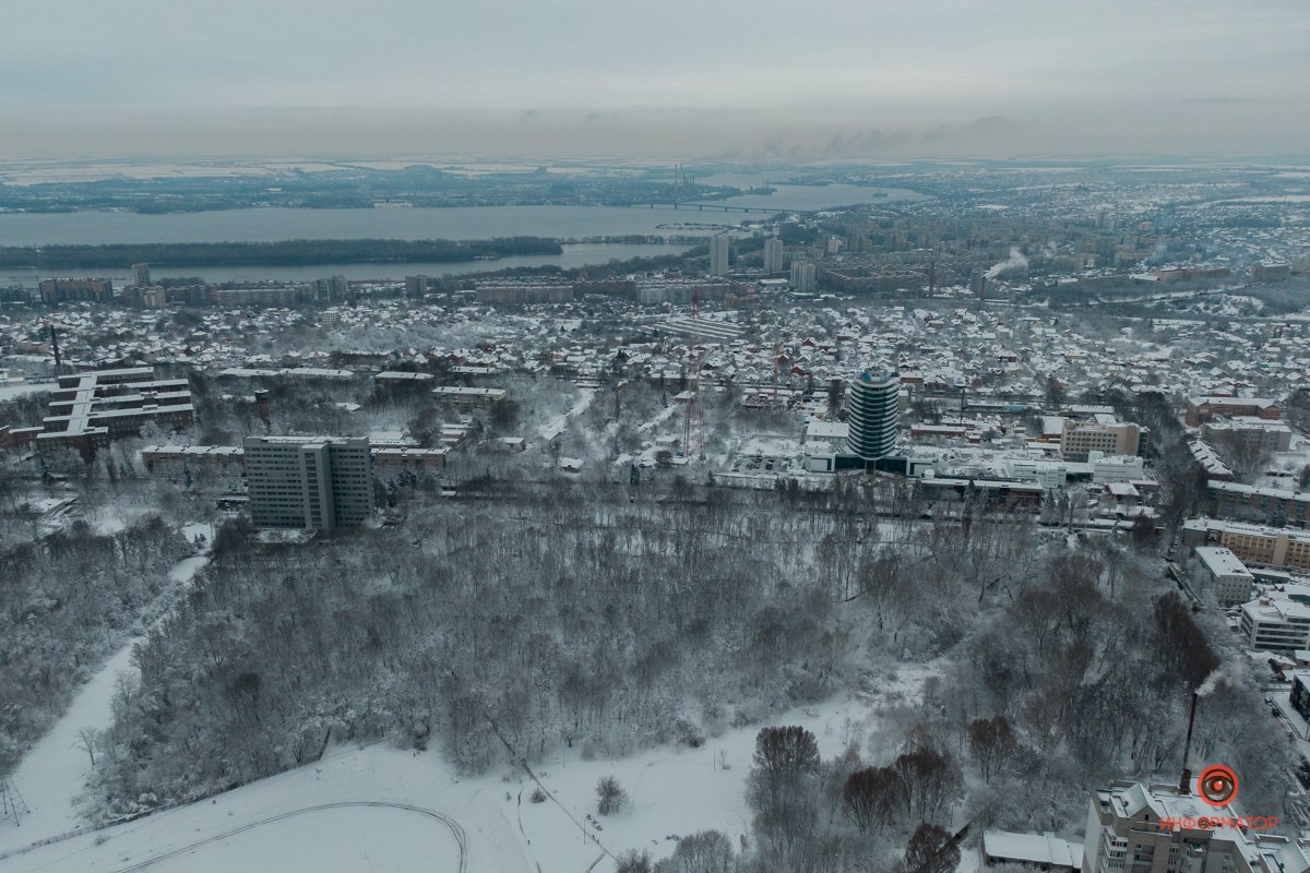 Зима - лето: как преображается Днепр со сменой сезонов 12