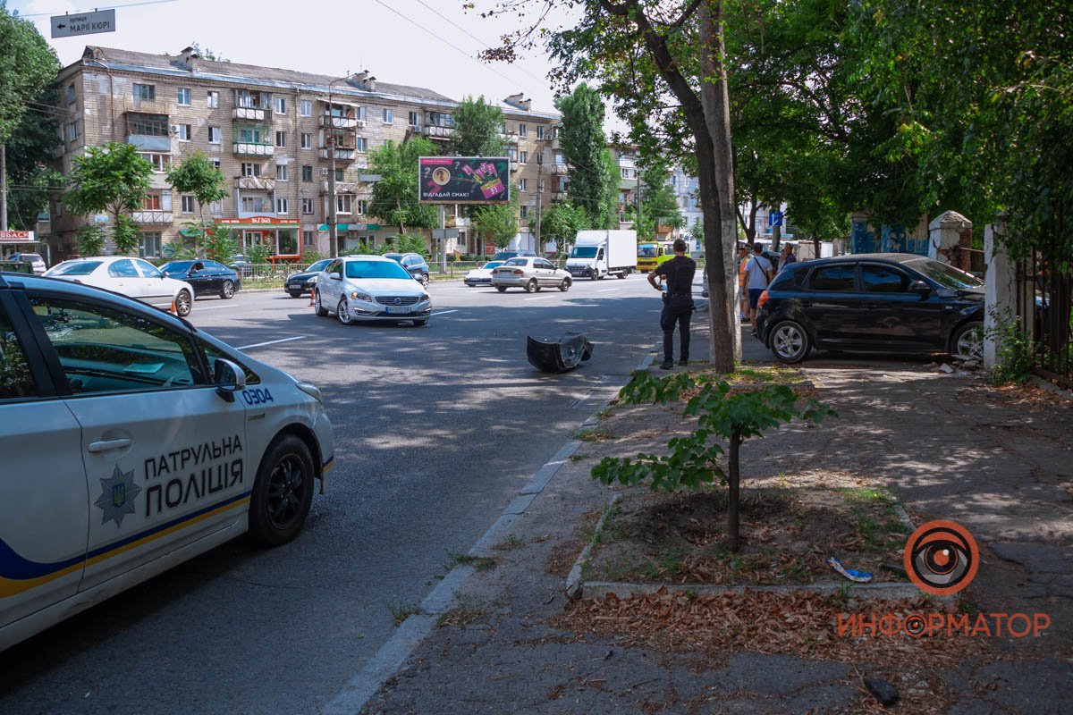 Водитель Kia резко вывернул руль