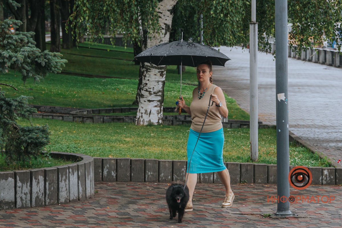 Как выглядит Днепр в последний июльский дождливый день 14