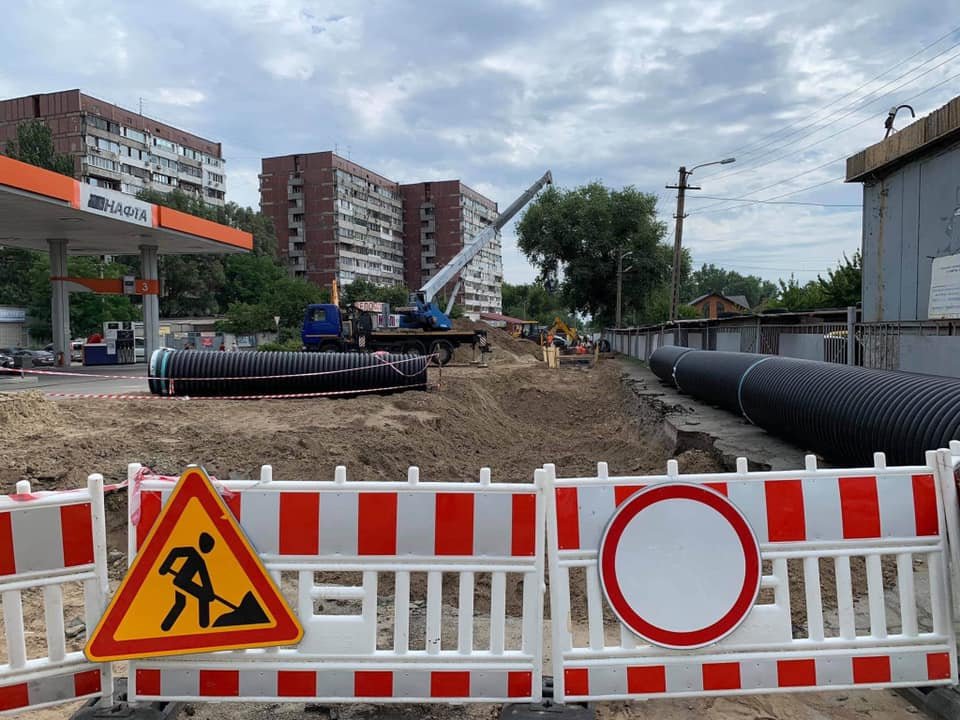 Вода дренировала в грунт