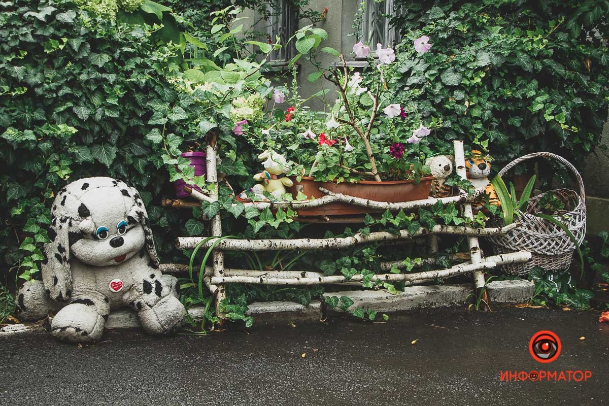 Ненужные игрушки, котики и кормушки: как выглядят старые дворики в Днепре 3