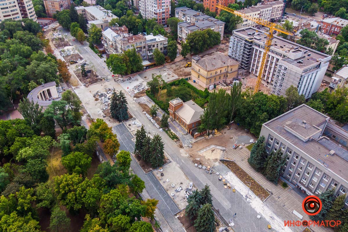 Вид на ремонт с высоты