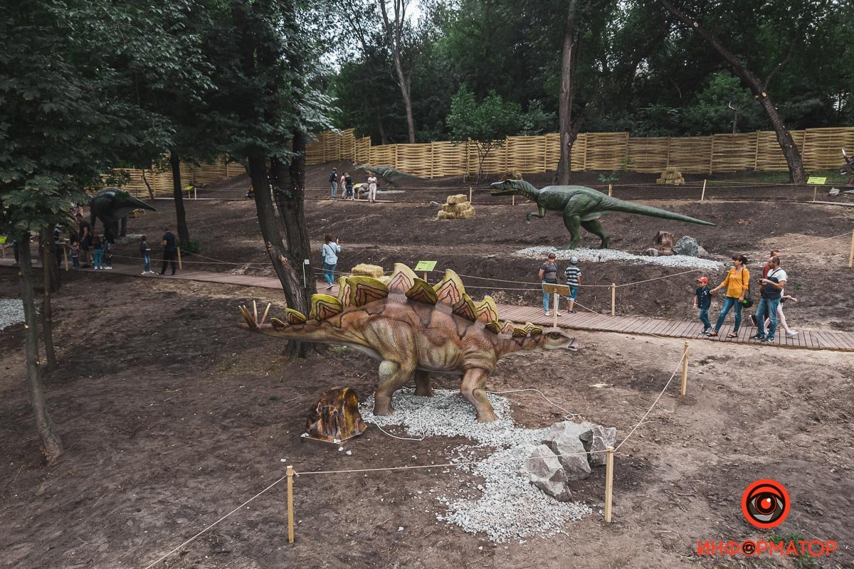 В вольере, площадью в полтора гектара, поселились 20 видов динозавров В вольере, площадью в полтора гектара, поселились 20 видов динозавров