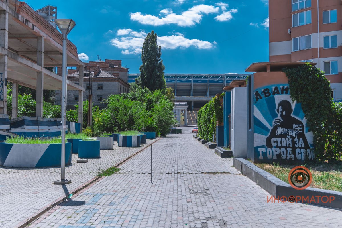 В Днепре на бульваре Кучеревского проведут реконструкцию и снесут заброшки: что там появится 7