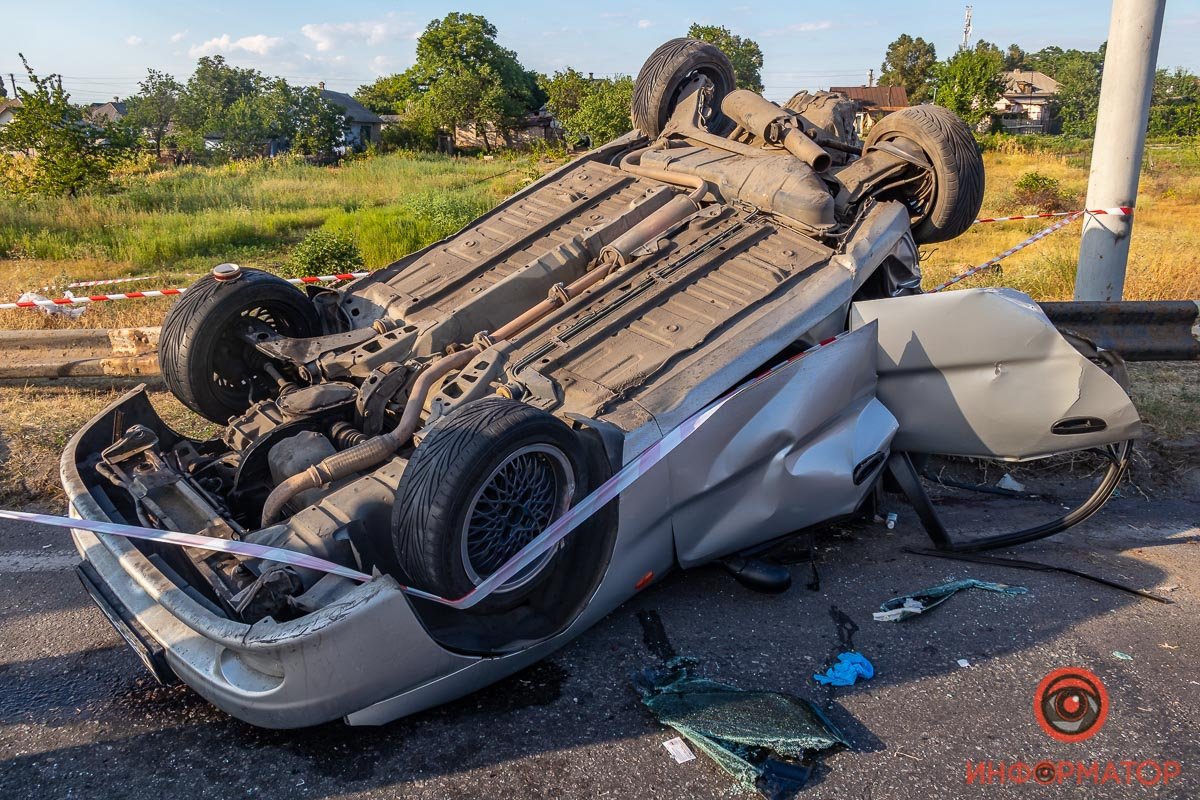 В салоне Daewoo было четыре человека, в том числе и ребенок