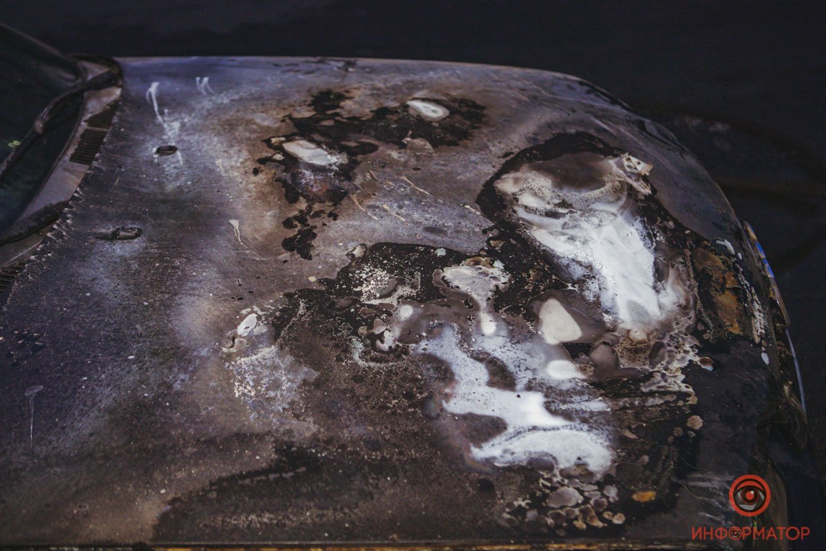 Автомобиль работал на газу