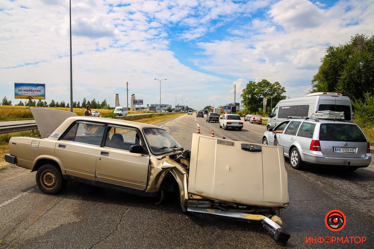 Авария произошла на въезде в Подгородное Авария произошла на въезде в Подгородное