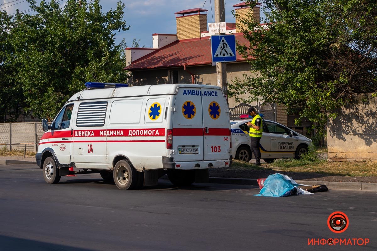 В Днепре произошла авария на улице Сахарова, в районе дома 78-А