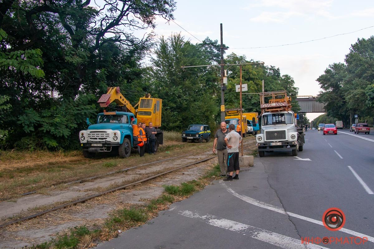 В обратном направлении трамваи маршрута №5 курсируют