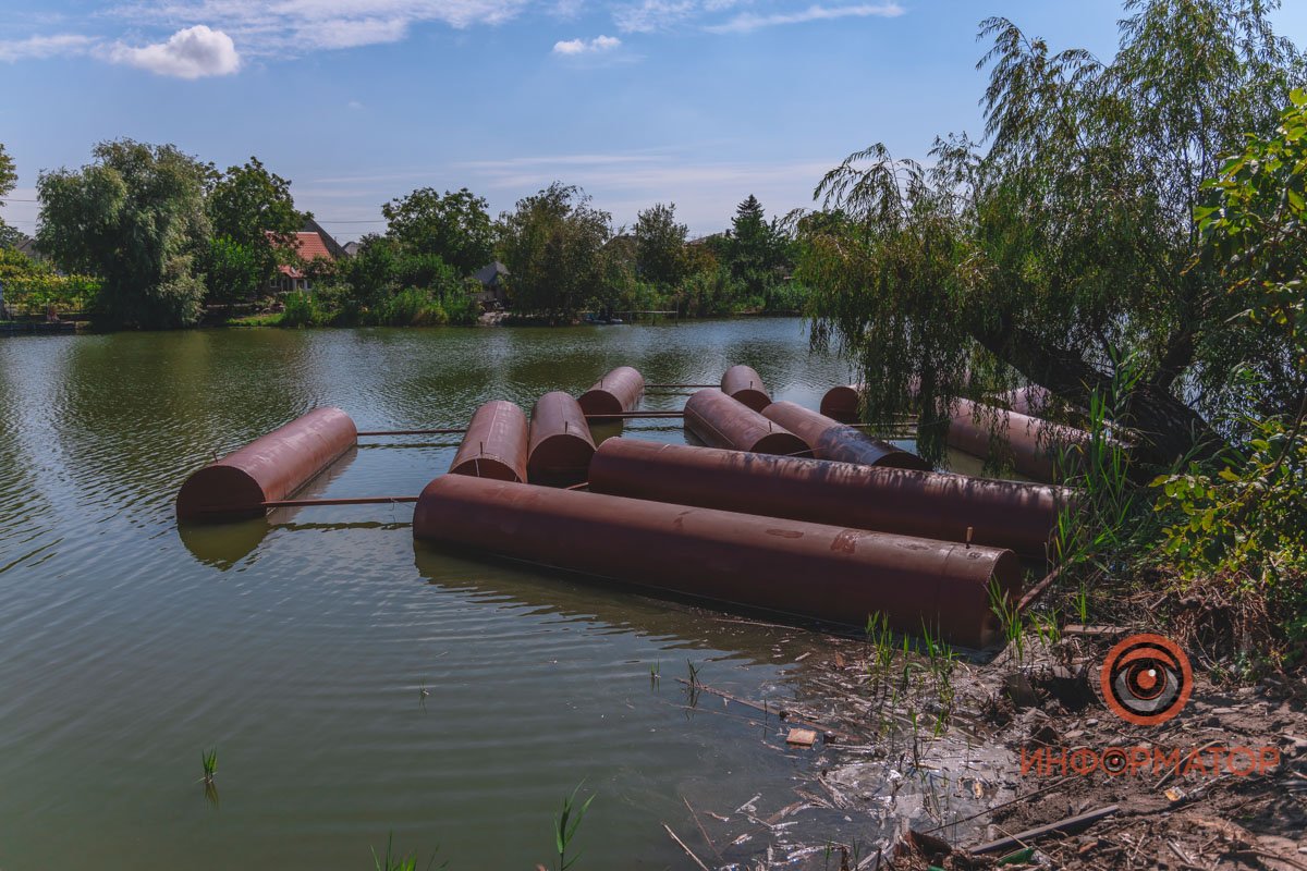 Привезли новые понтоны Привезли новые понтоны