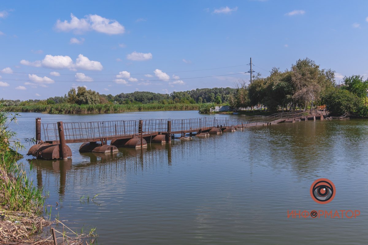 Старый мост частично разобрали Старый мост частично разобрали