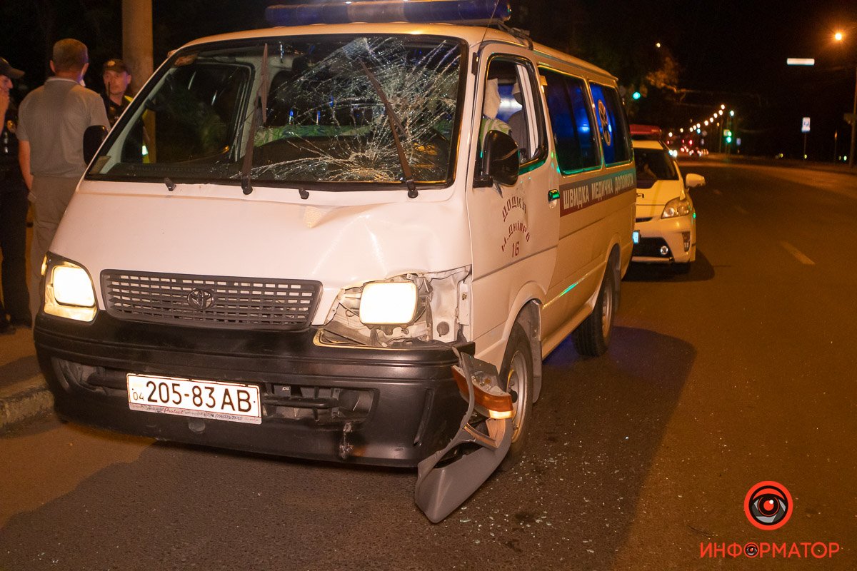 Сбитого госпитализировали Сбитого госпитализировали