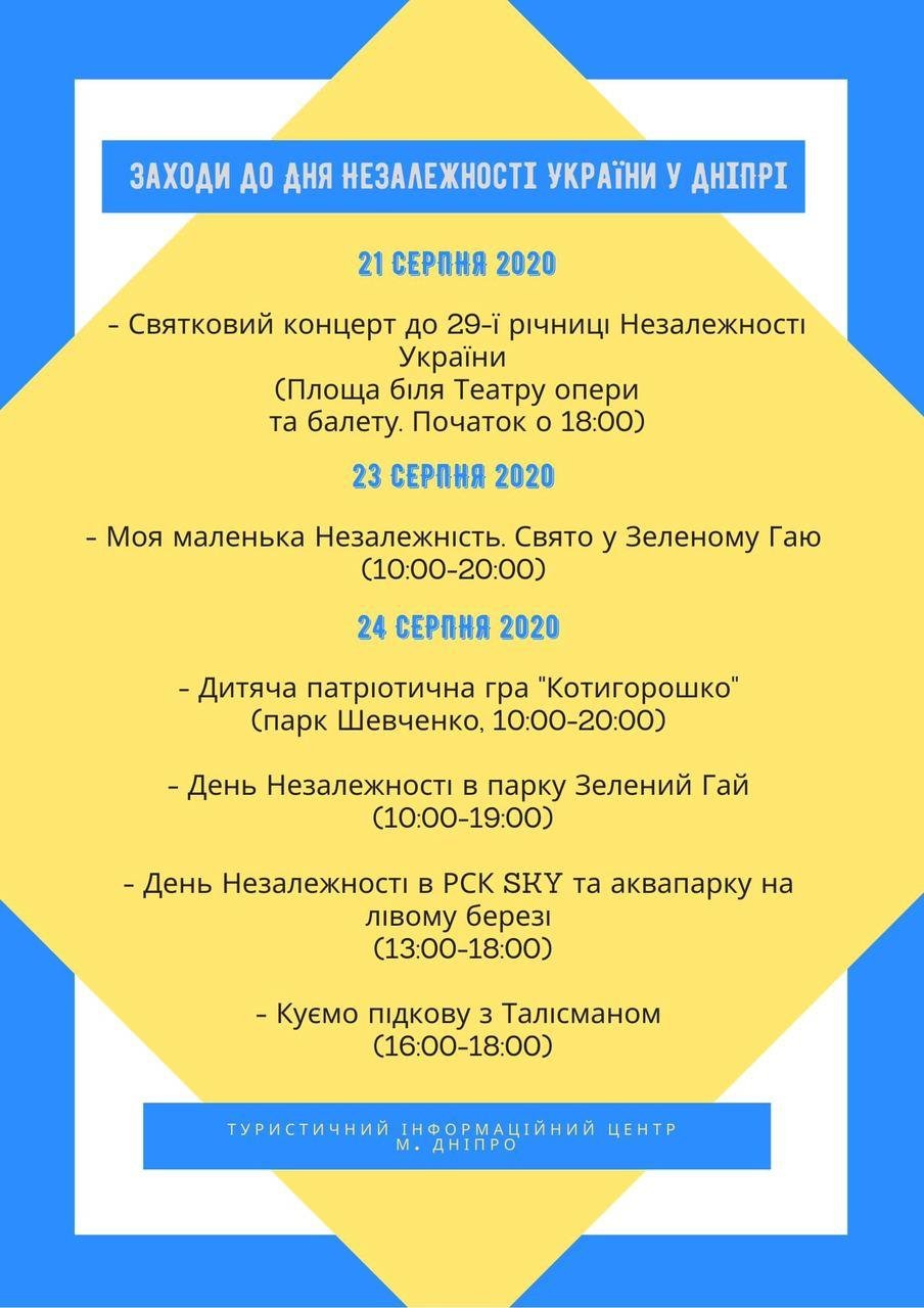 В Днепре на День независимости перекроют центральные улицы 1