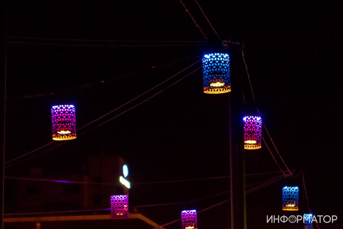 Разноцветные фонарики Разноцветные фонарики