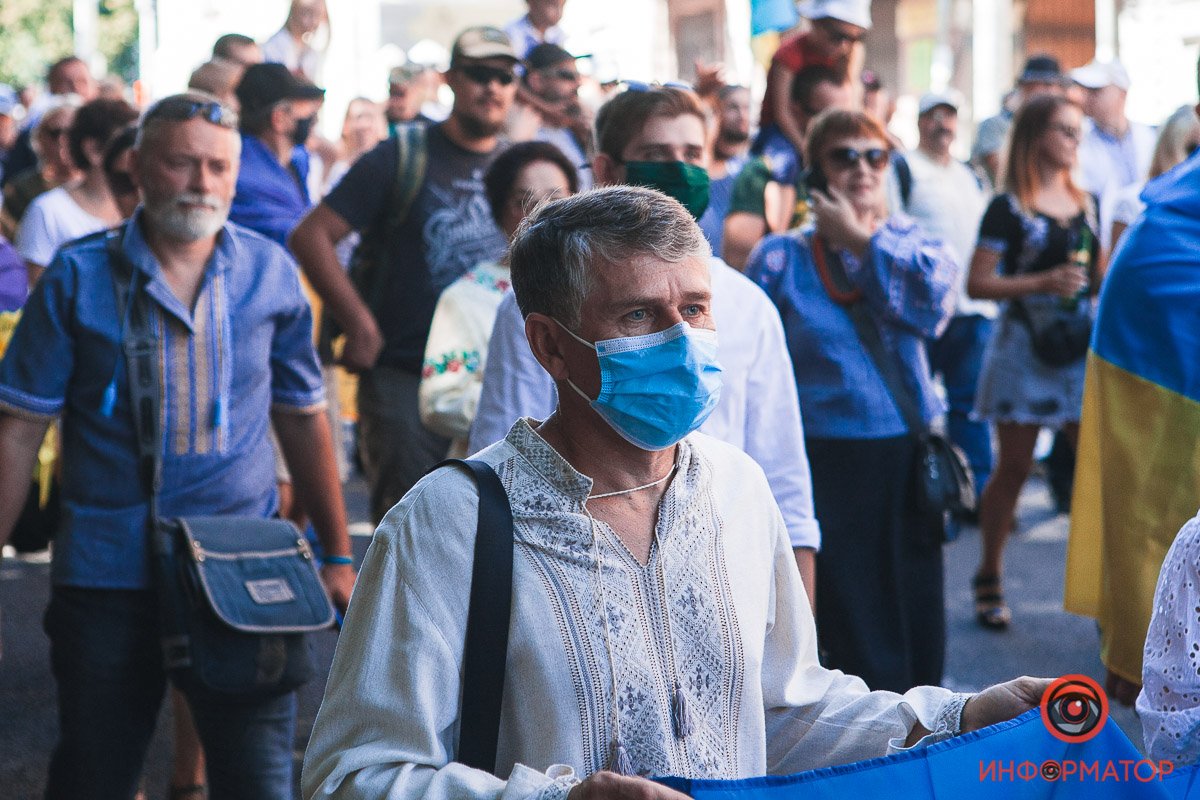 Марш закончился у Музея АТО