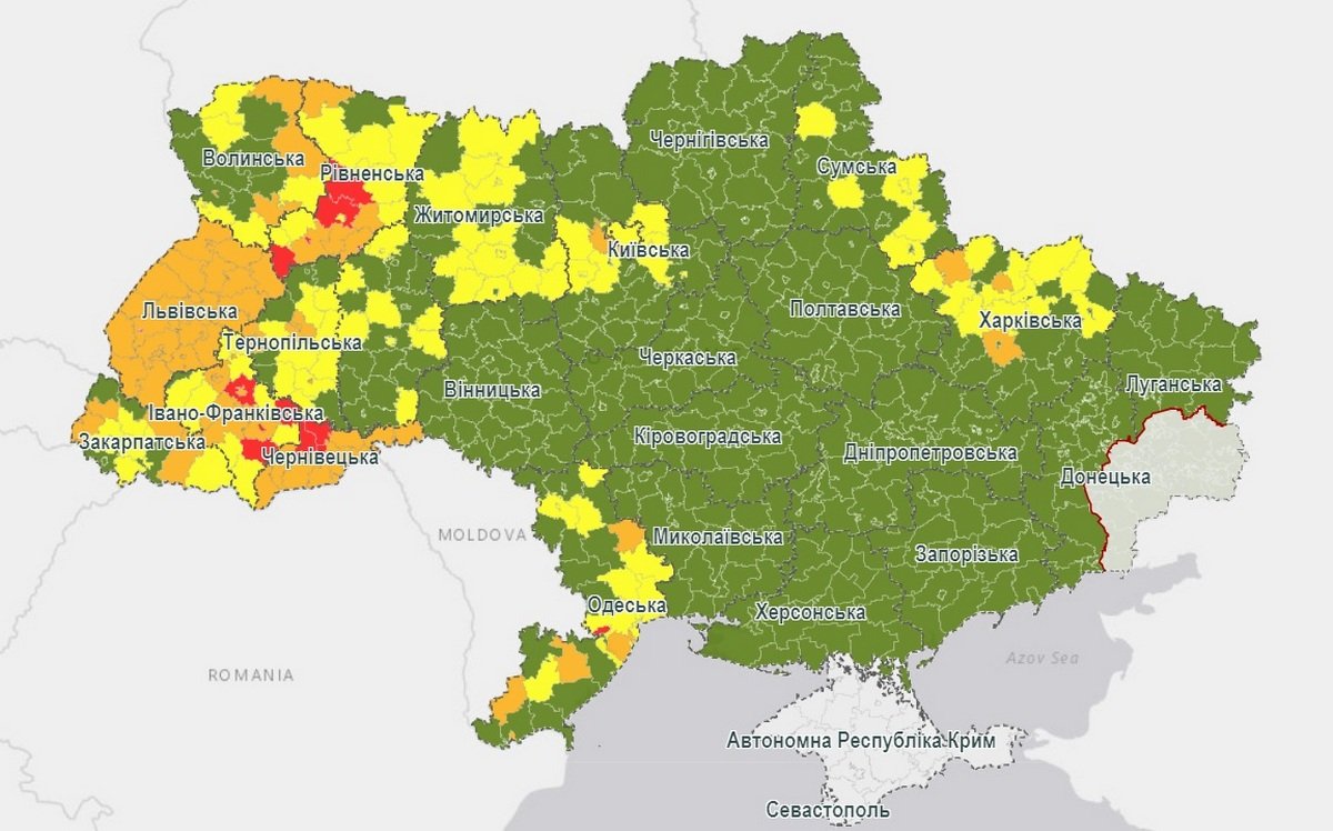 Новые запреты касаются всех зон Украины Новые запреты касаются всех зон Украины