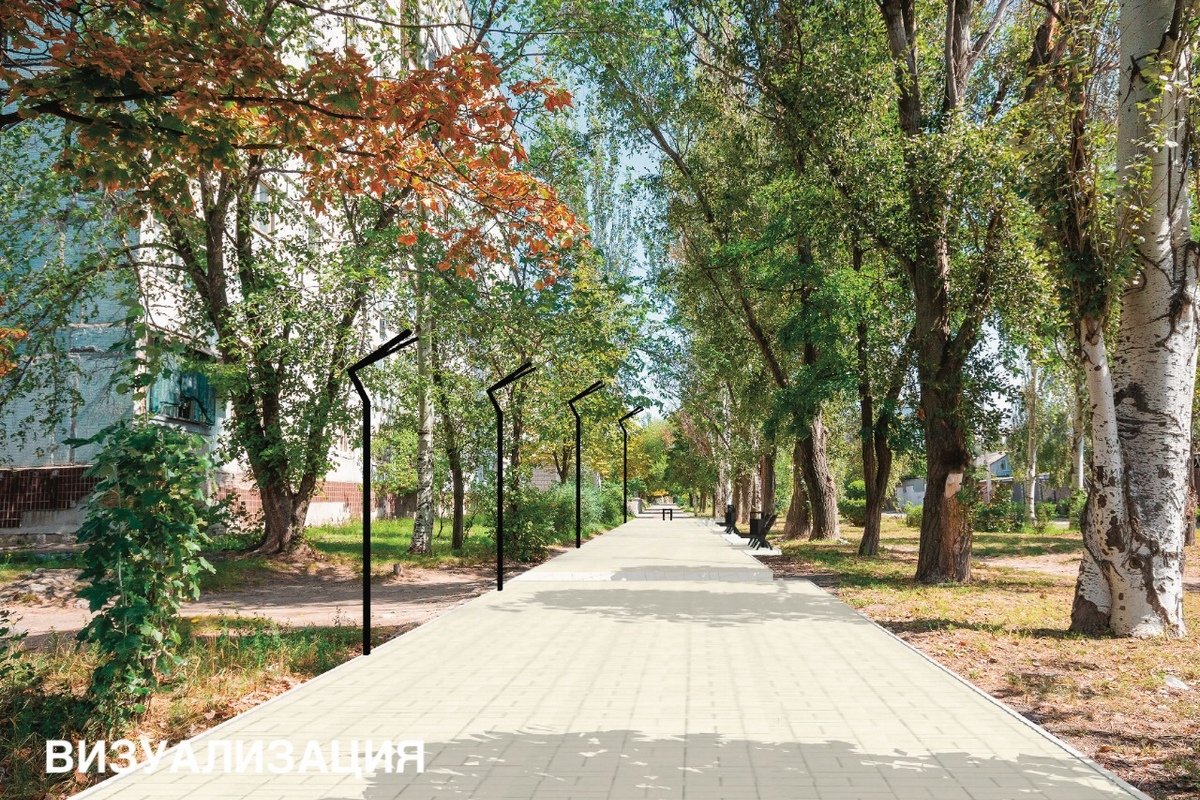 В Приднепровске проведут реконструкцию пешеходной зоны по улице Космонавтов 4