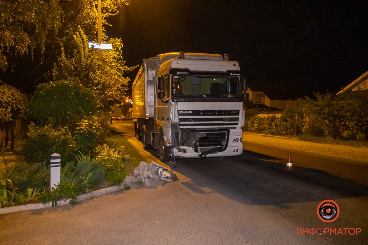 Мужчина за рулем DAF не пострадал Мужчина за рулем DAF не пострадал