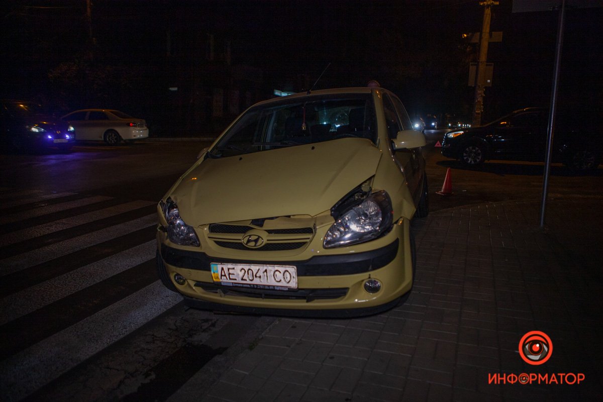 Пассажир и водитель Hyundai не пострадали
