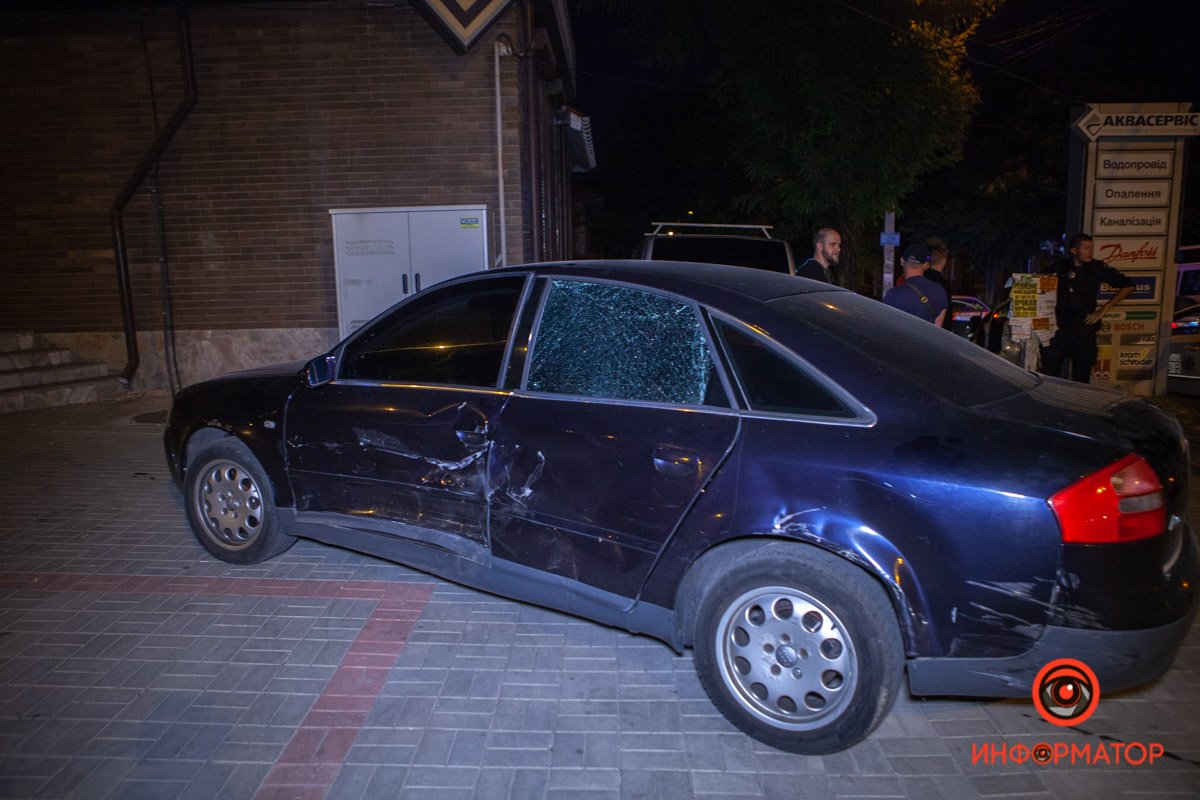 Повреждения Audi